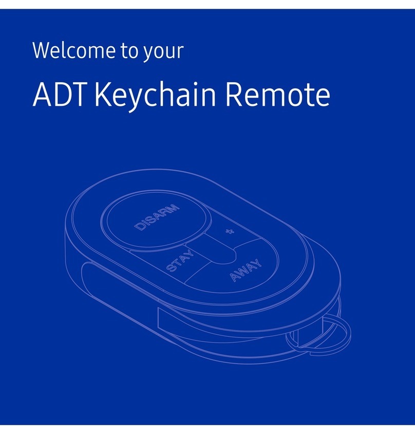 smart things ADT Keychain Remote User manual