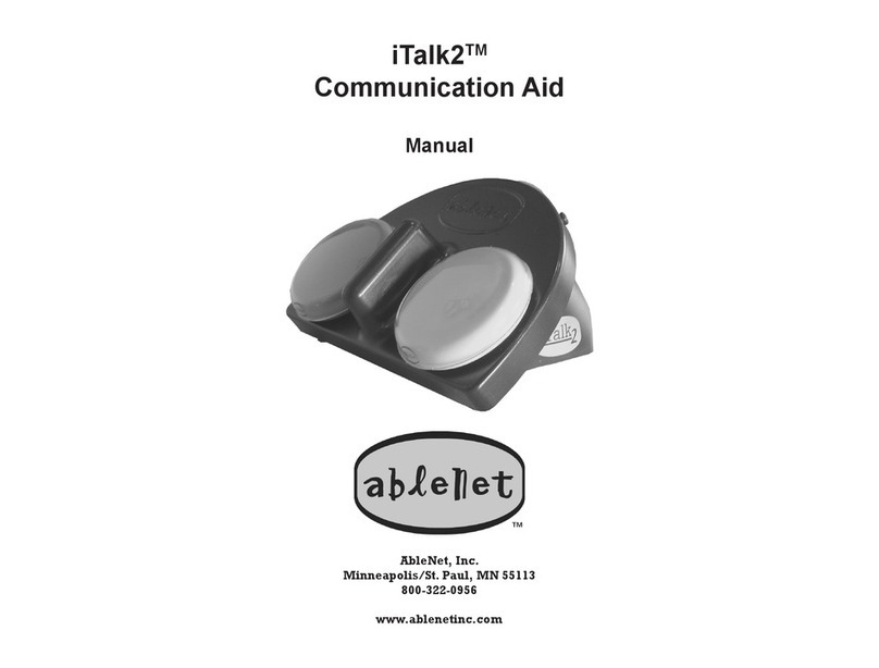 AbleNet iTalk2 User manual