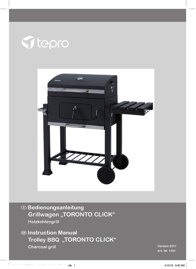 Tepro Garten TORONTO CLICK instruction manual