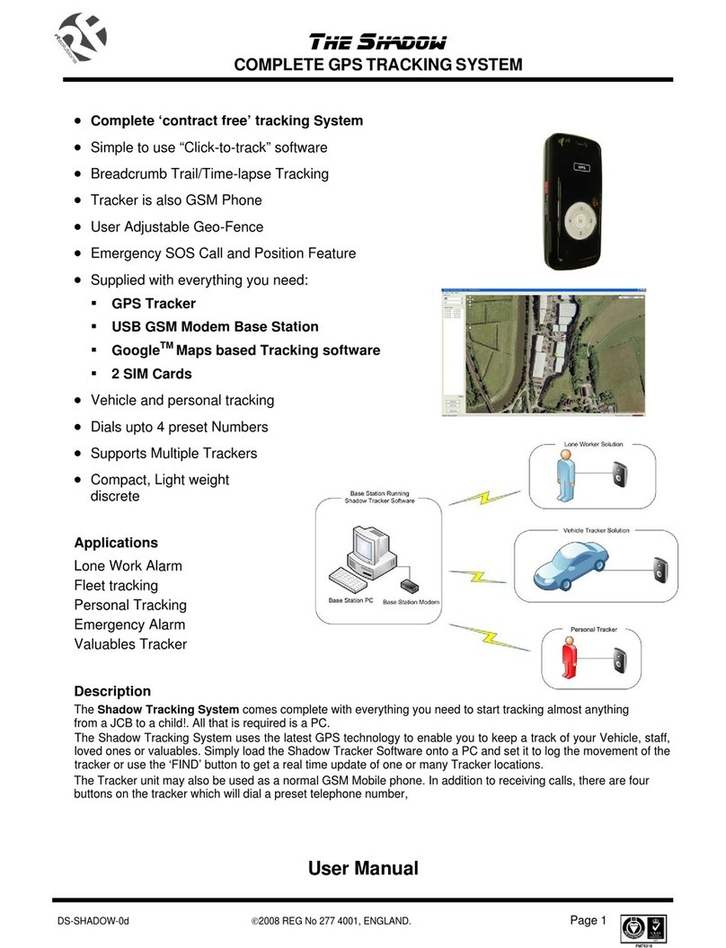 RF SOLUTIONS SHADOW-TRACKER manual