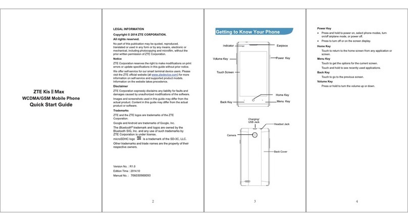 Zte Kis II Max User manual