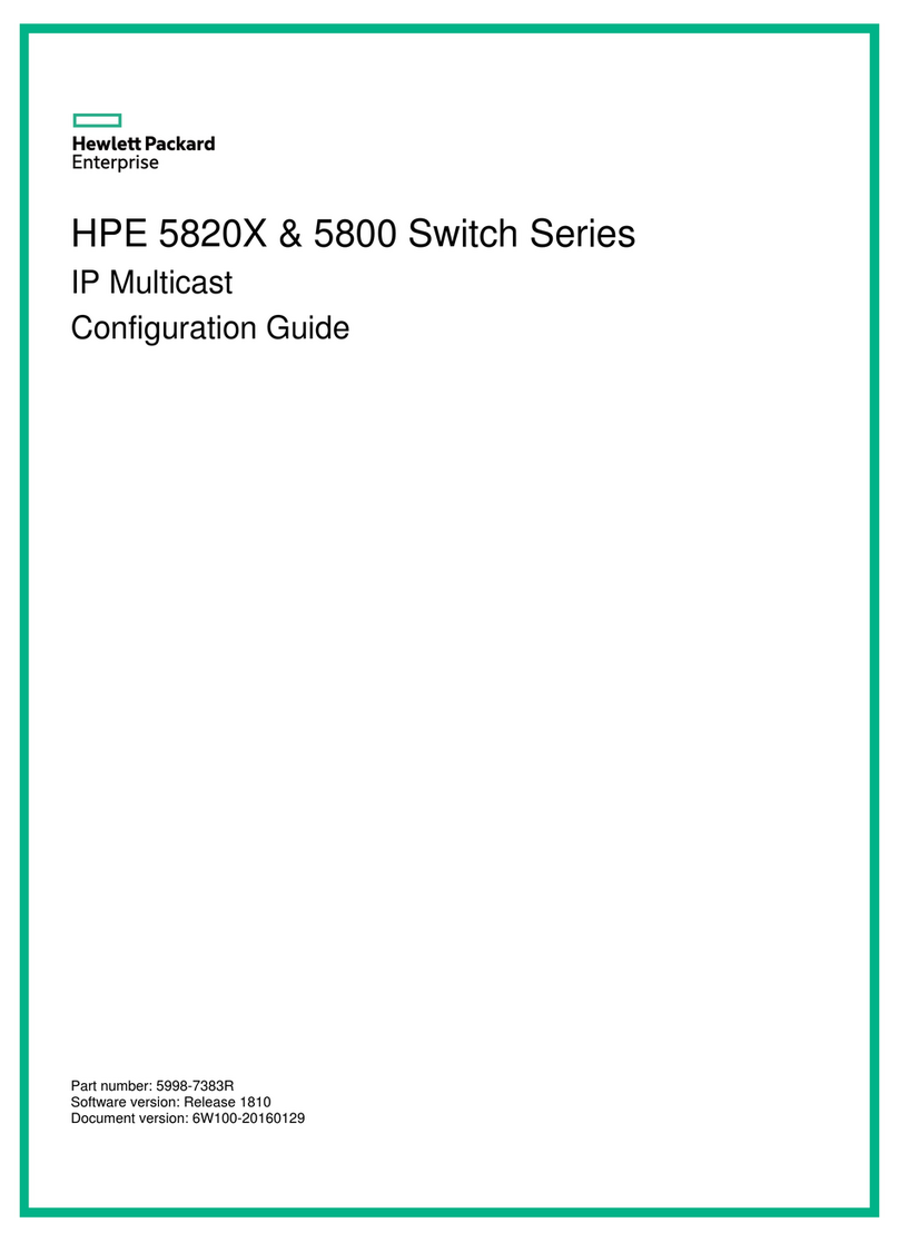 HPE FlexFabric 5800 Series User manual