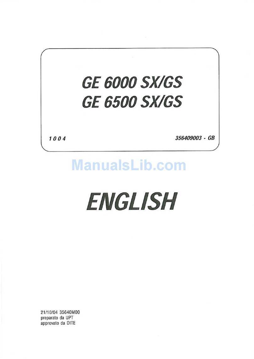 Mosa ge 6000 sx user manual Mosa ge 6000 sx user manual