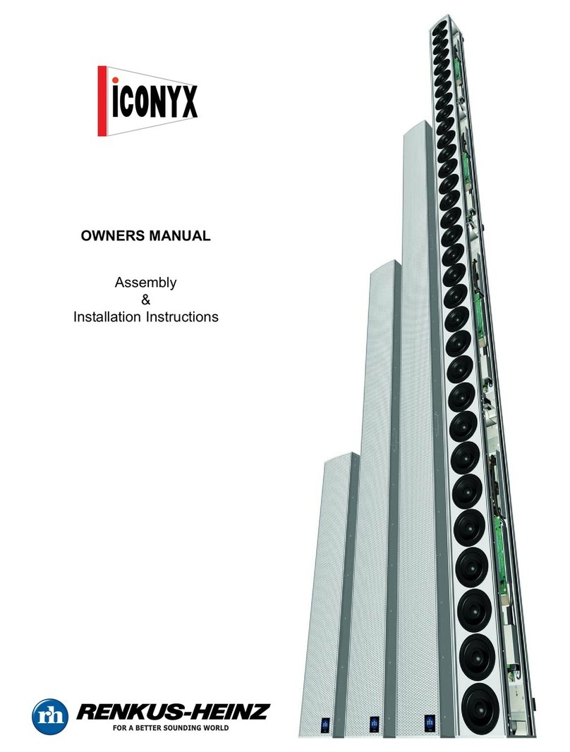 Renkus-Heinz iConyx IC8 owner's manual