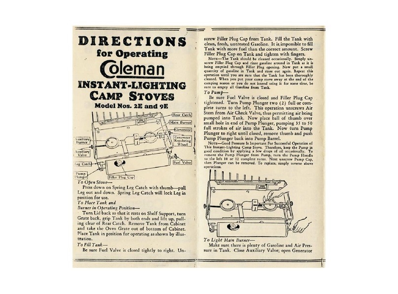 Coleman 2E User manual