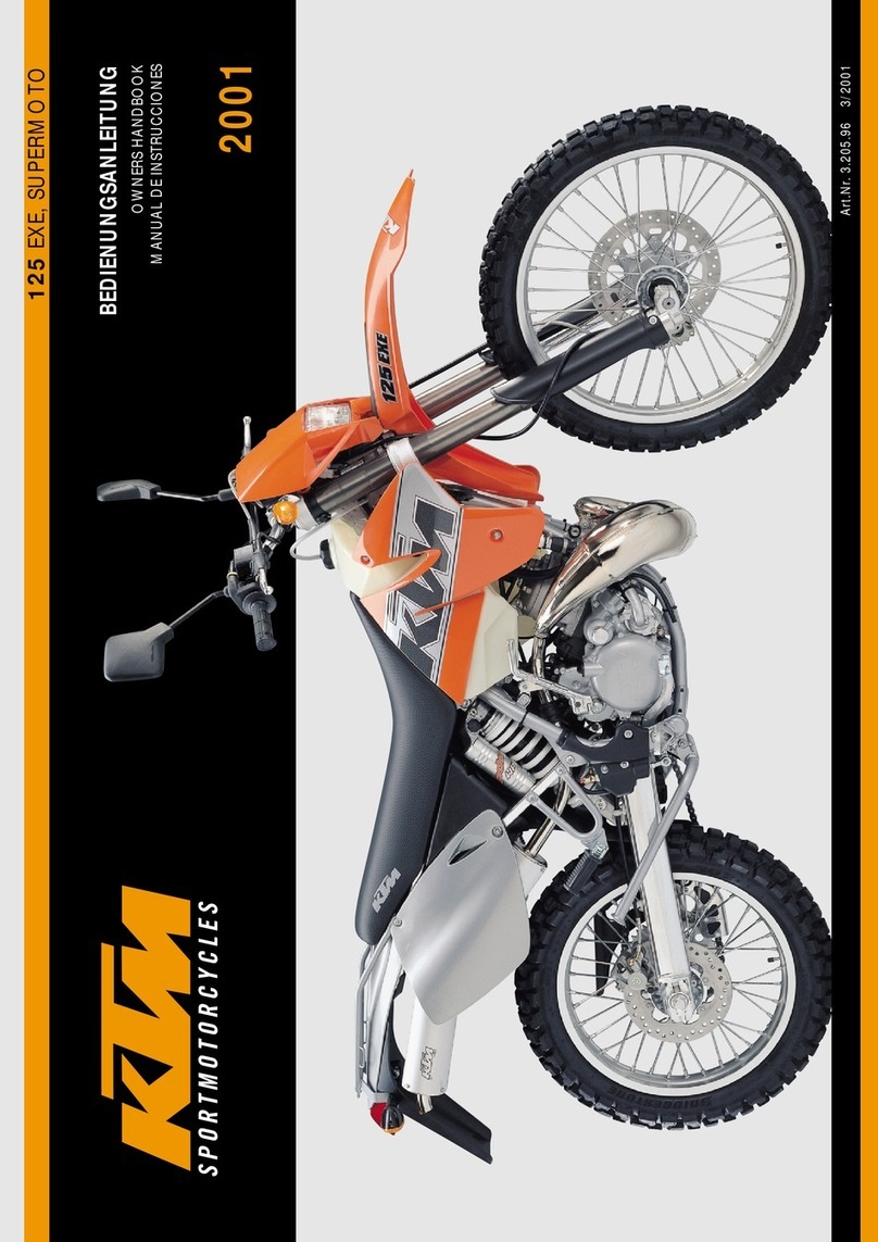 KTM 125 EXE 2001 User guide KTM 125 EXE 2001 User guide