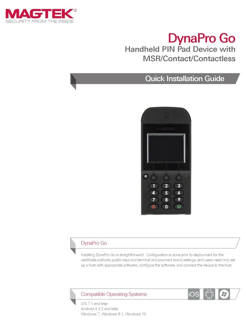 Magtek DynaPro Go User manual