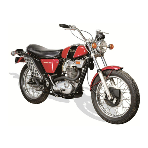 BSA B25SS Gold Star 1971 Instruction manual