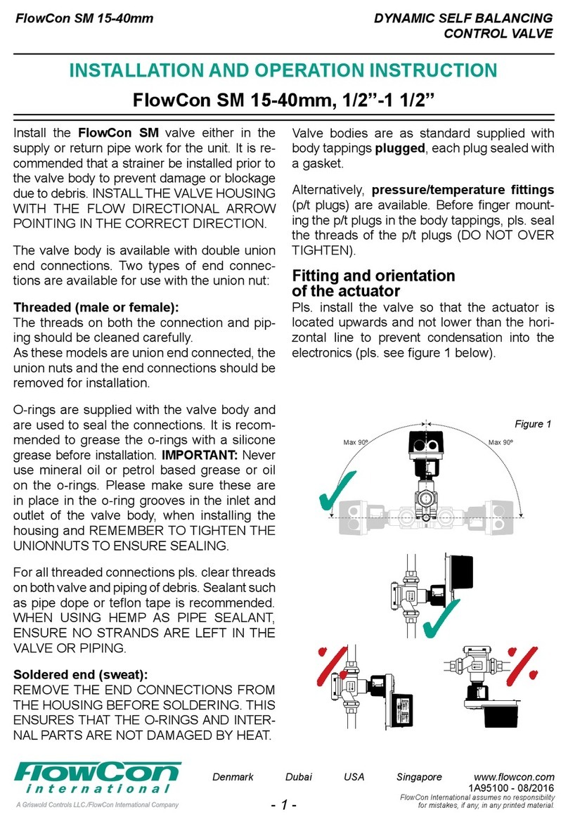 FlowCon SM.1.1 Owner's manual