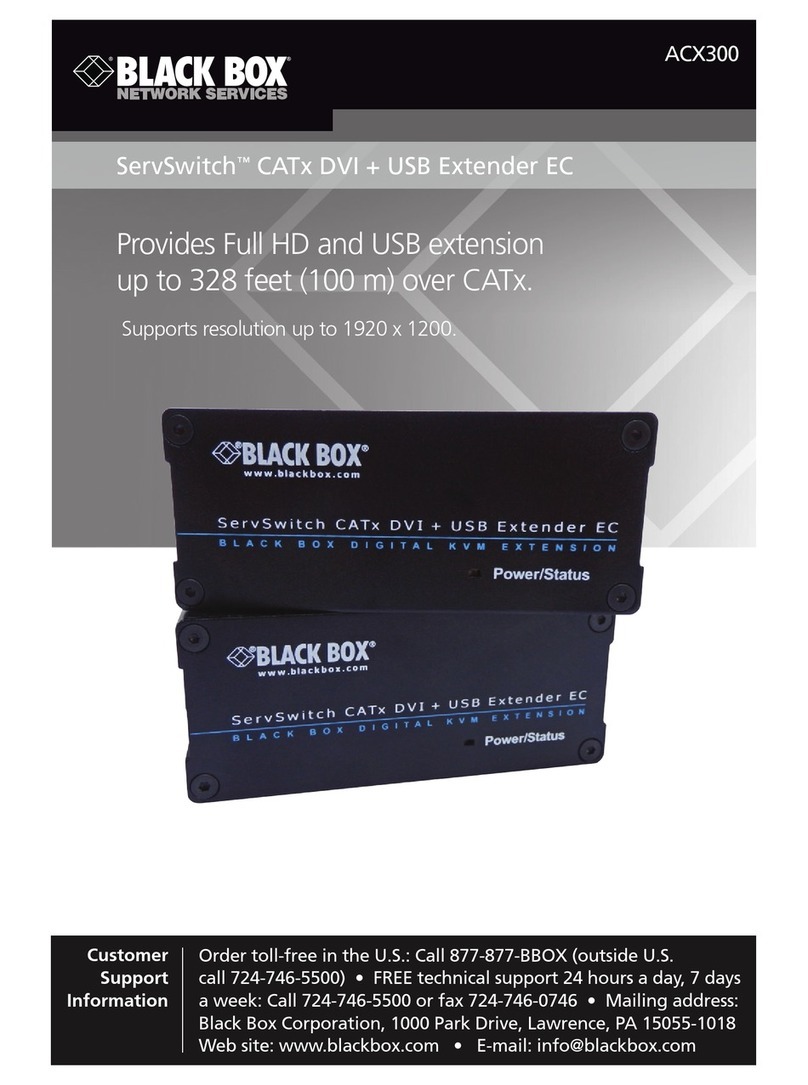 Black Box ServSwitch ACX300 User manual