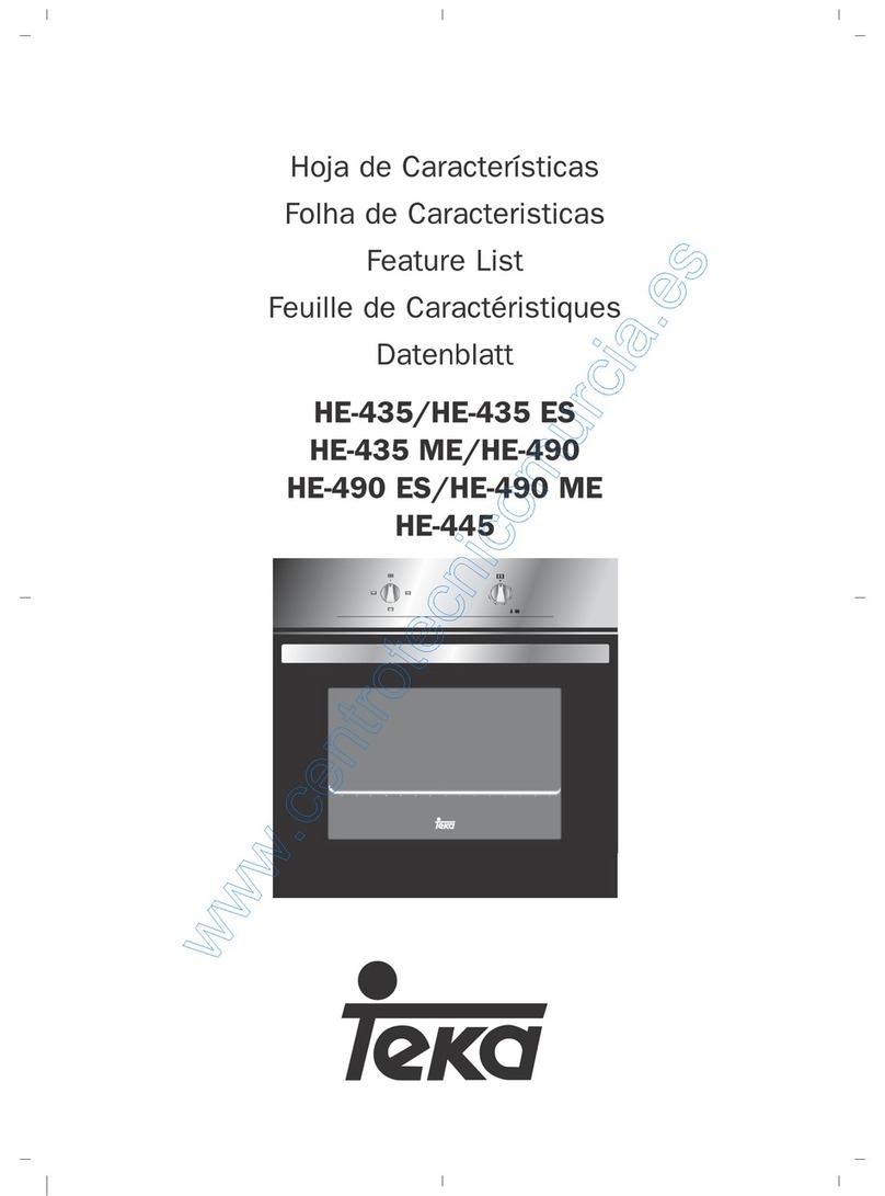 Teka HE-435 Owner's manual