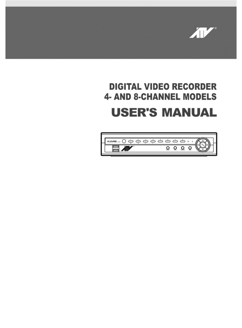Advanced Technology Video MNLDVR4 User manual