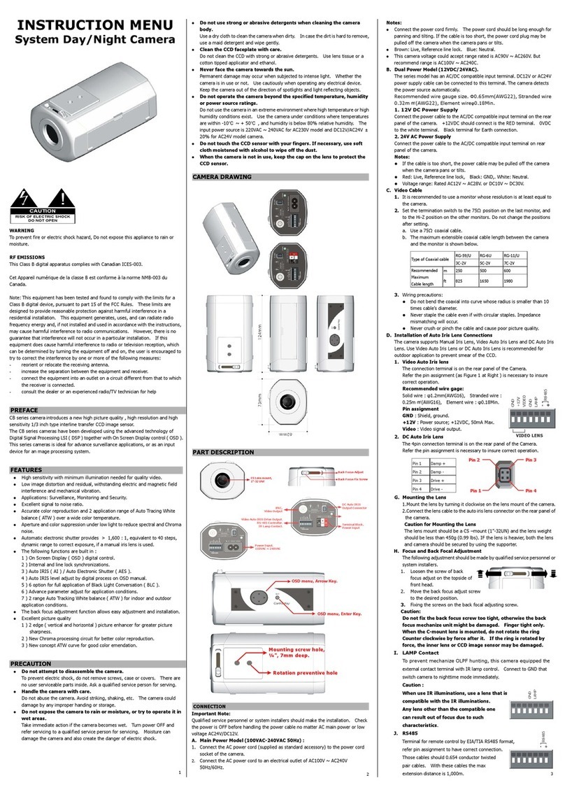 DeView DN22H485 User manual