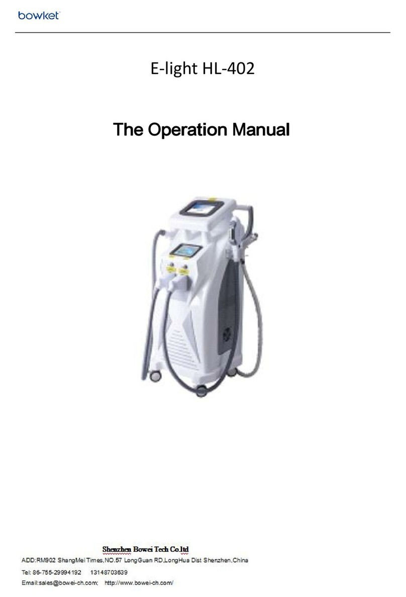 Bowket HL-402 Operation manual