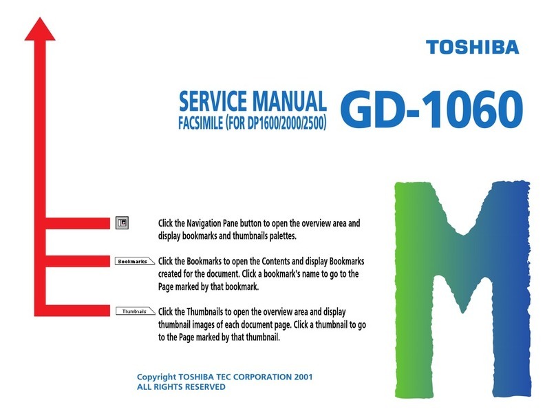 Toshiba GD-1060 Service manual