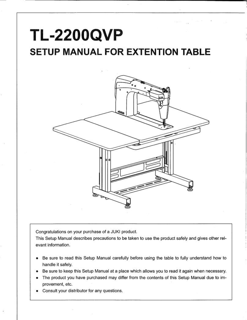 JUKI TL-2200QVP Mini Setup manual JUKI TL-2200QVP Mini Setup manual