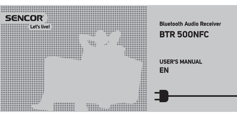 Sencor BTR 500NFC user manual