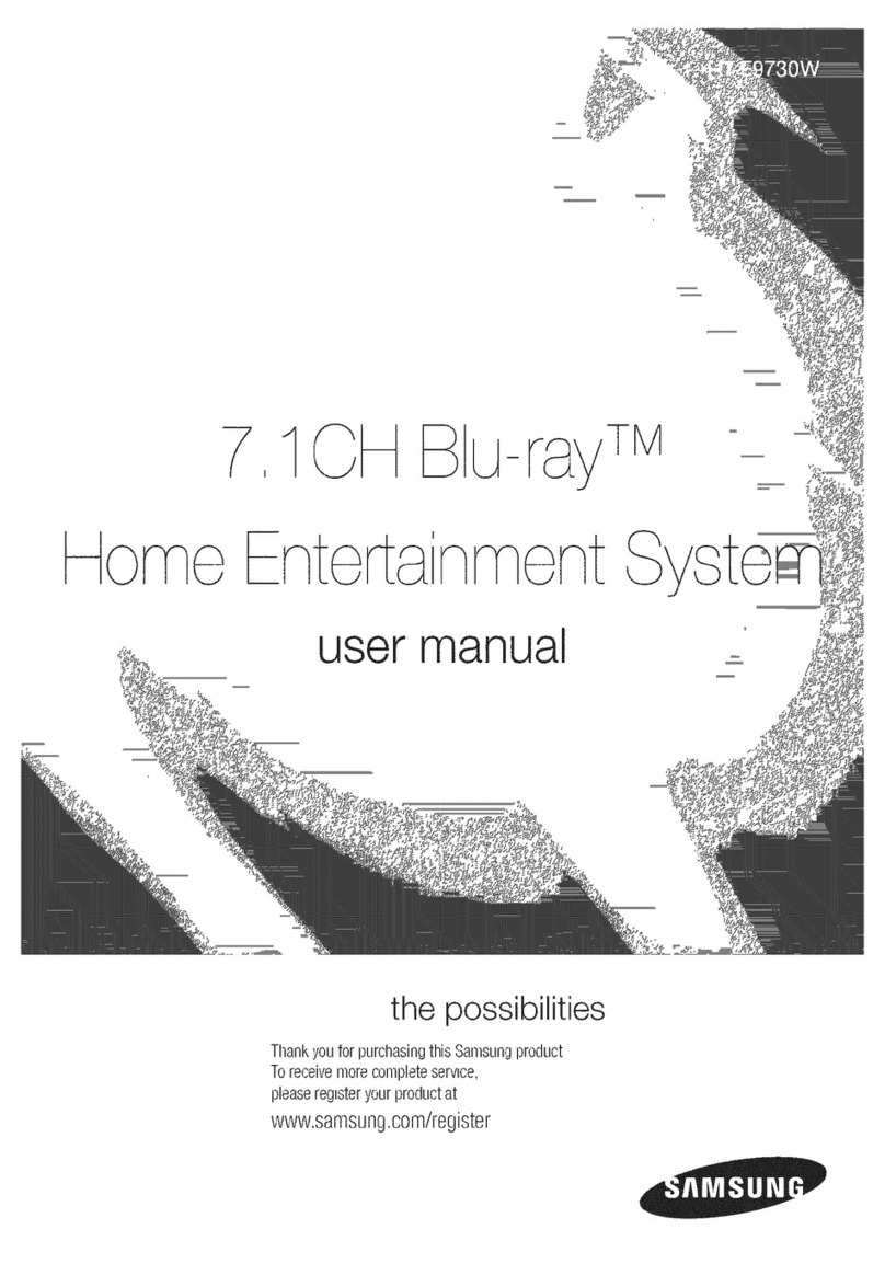 Samsung HT-F9730W User manual