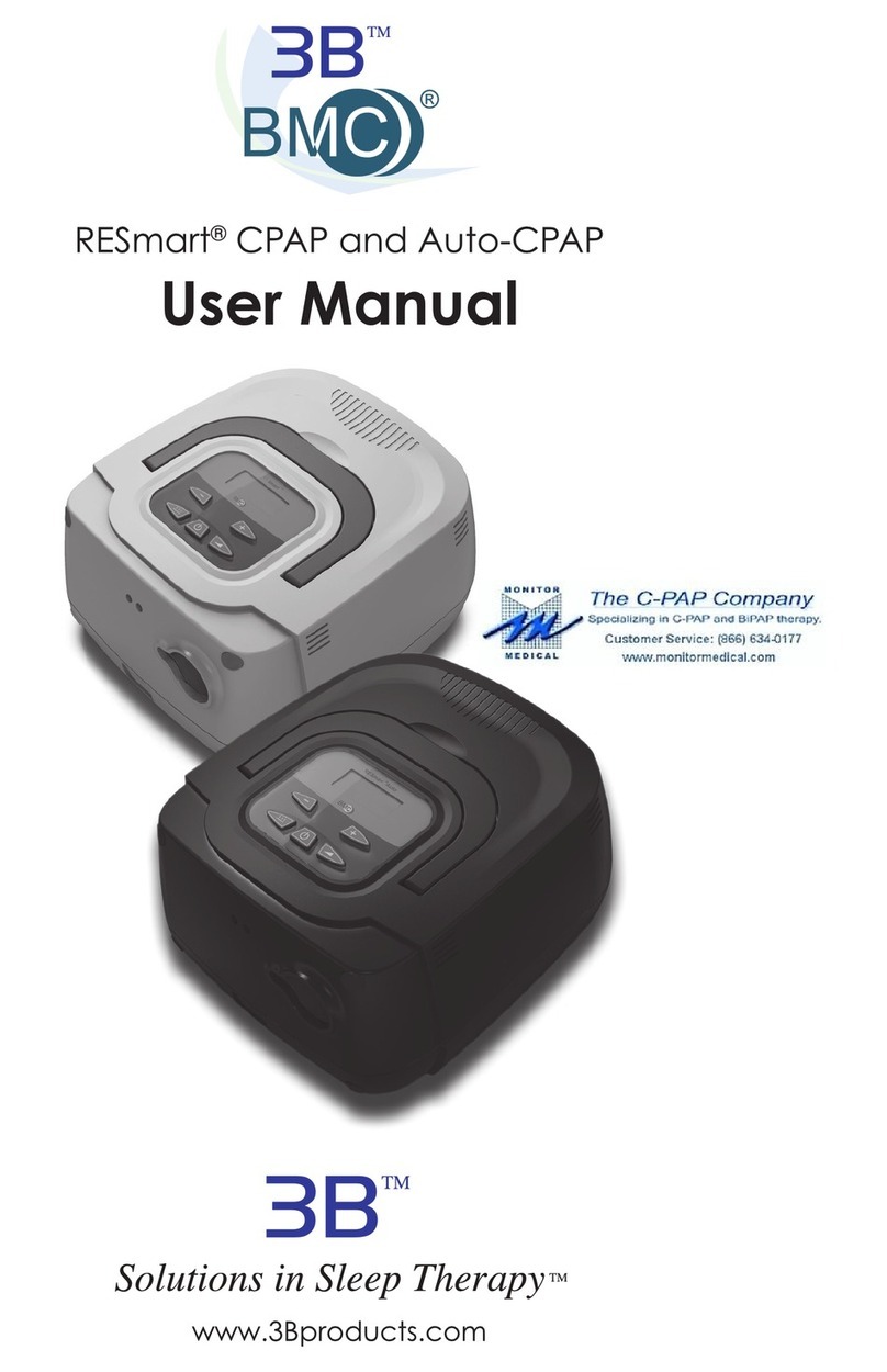 3B RESmart CPAP User manual