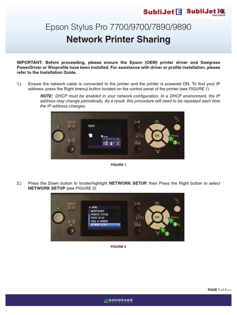 Epson Stylus Pro 7700 Series User manual