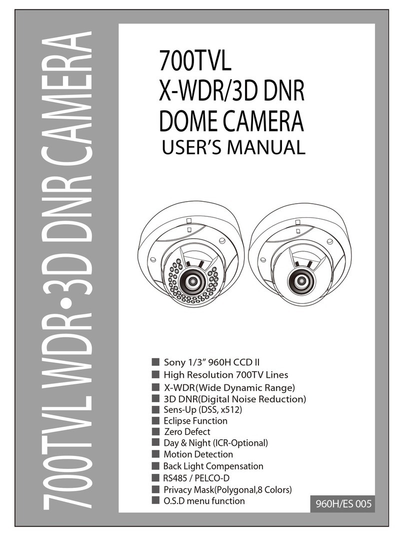 Avico 700TVL X-WDR/3D DNR user manual