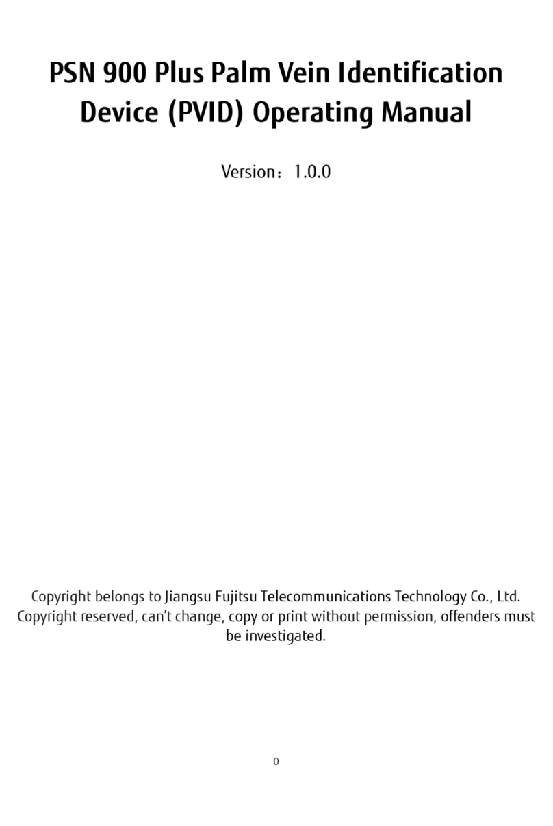Fujitsu PSN 900 Plus operating manual