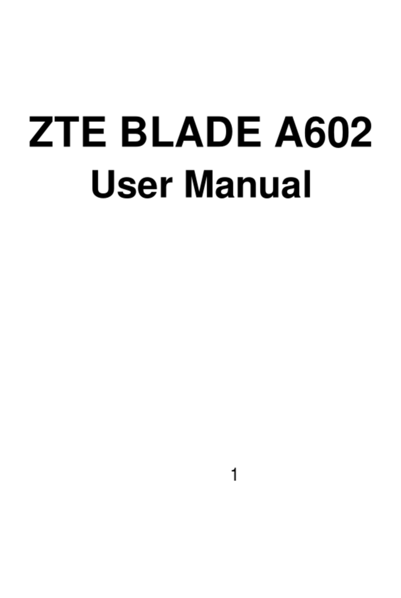 Zte BLADE A602 user manual