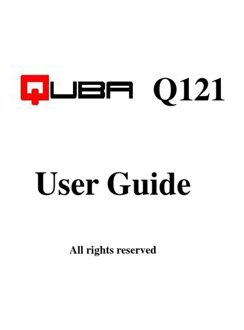 Quba Q121 User manual