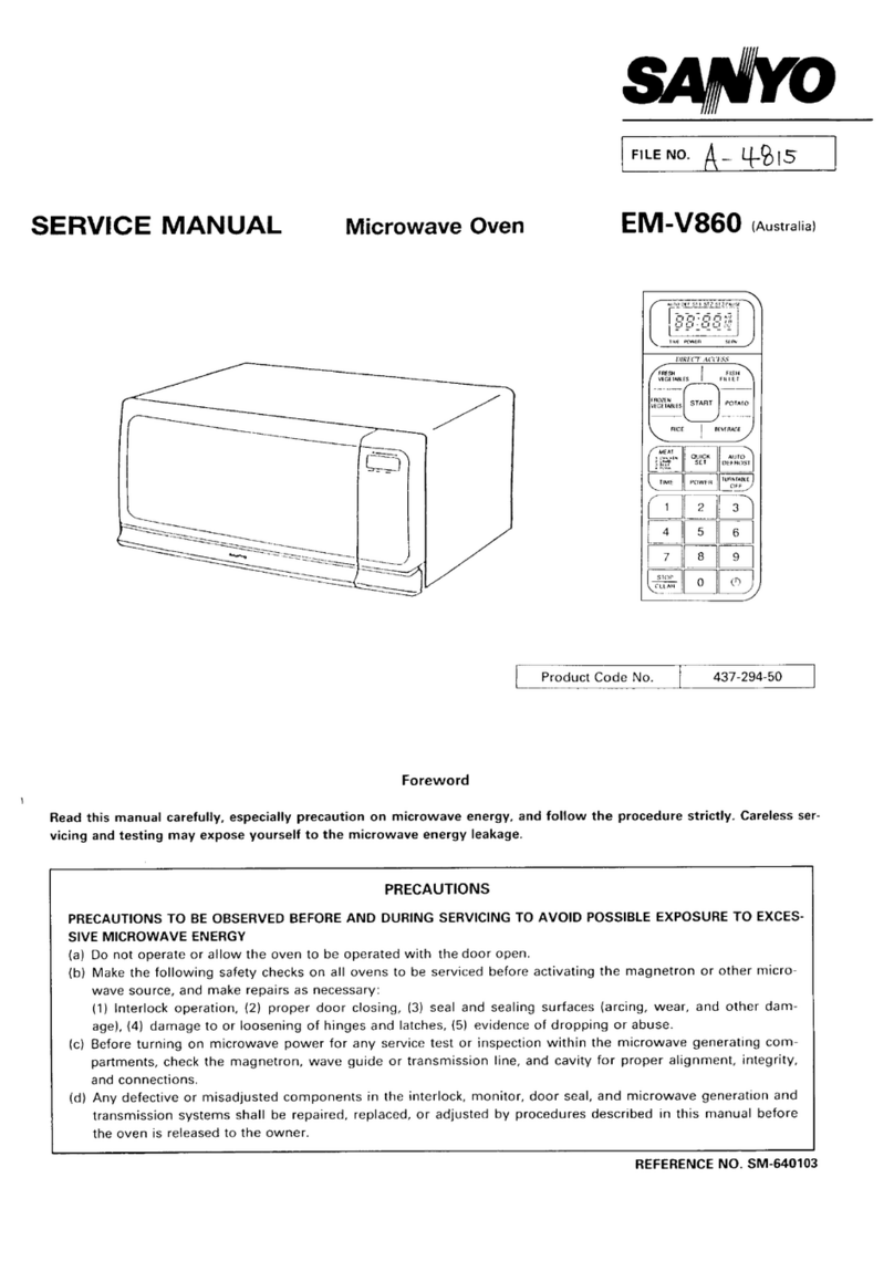Sanyo EM-V860 User manual
