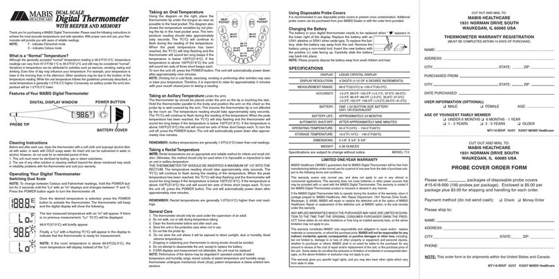 MABIS 713 manual