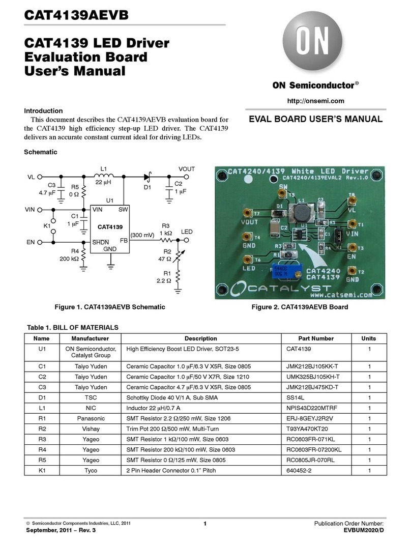 ON Semiconductor CAT4139 user manual