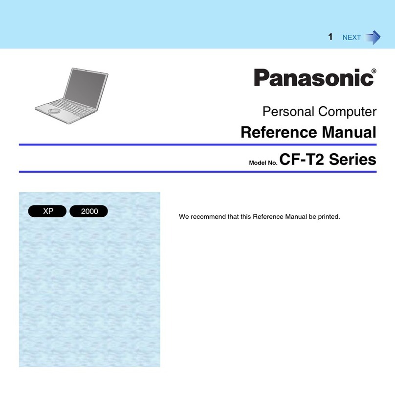 Panasonic CF-T2 Series Reference manual