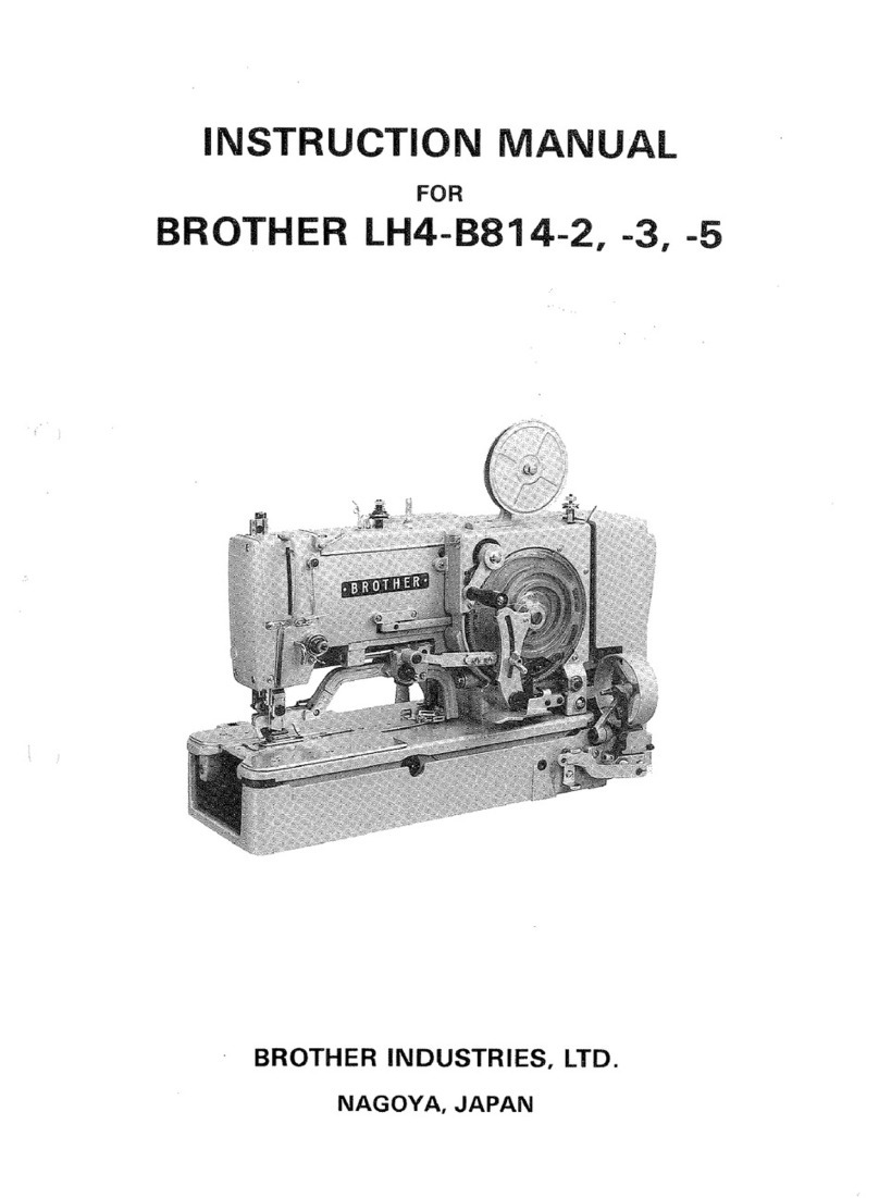 Brother LH4-B814-2 instruction manual