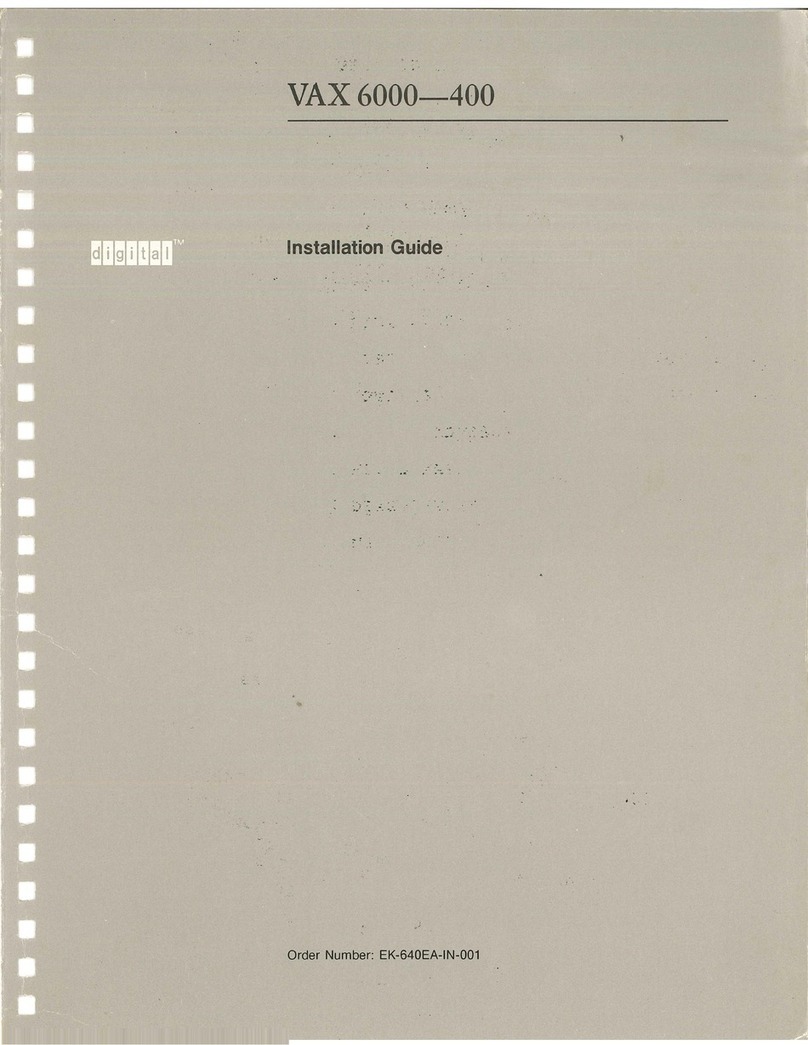 Digital Equipment VAX 6000-400 User manual