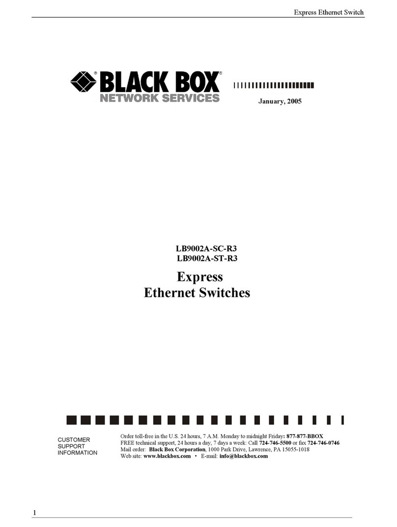 Black Box LB9002A-SC-R3 User manual Black Box LB9002A-SC-R3 User manual