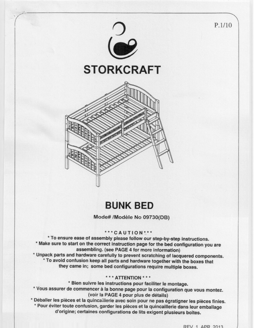 Storkcraft 09730 User manual
