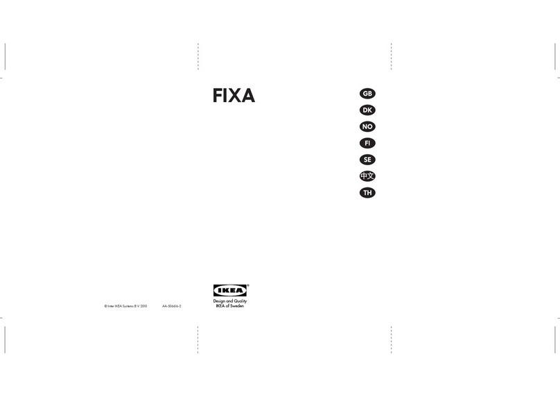 IKEA FIXA User manual