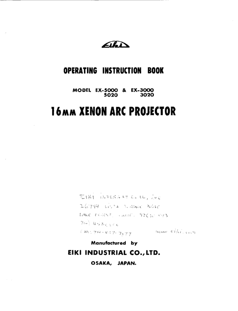 Eiki EX-5000 User manual