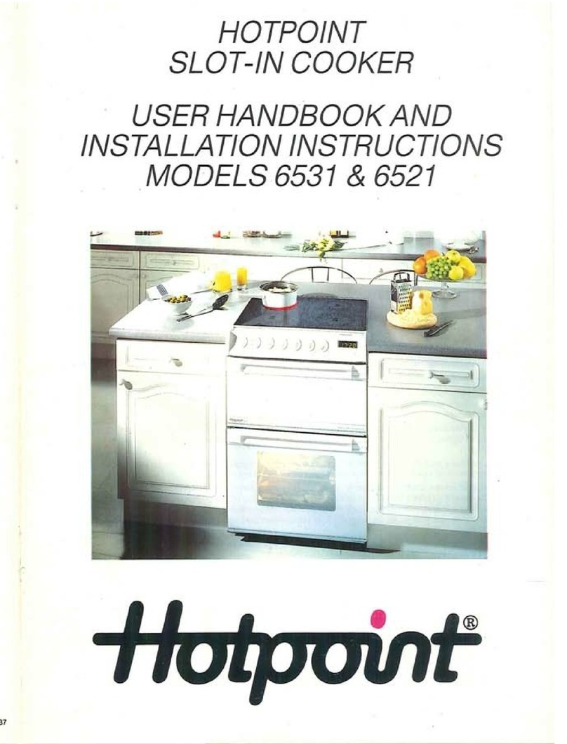 Hotpoint 6531 User and installation manual