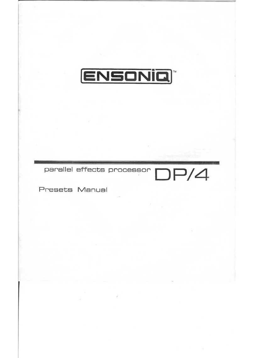 ENSONIQ DP/4+ Configuration manual ENSONIQ DP/4+ Configuration manual