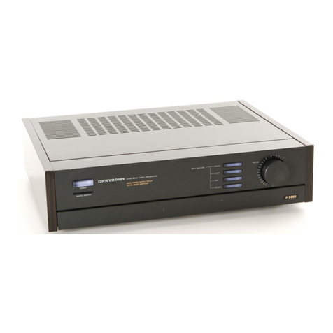 Onkyo P-3099 User manual
