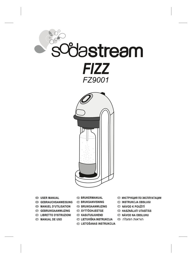 SodaStream FIZZ FZ9001 user manual