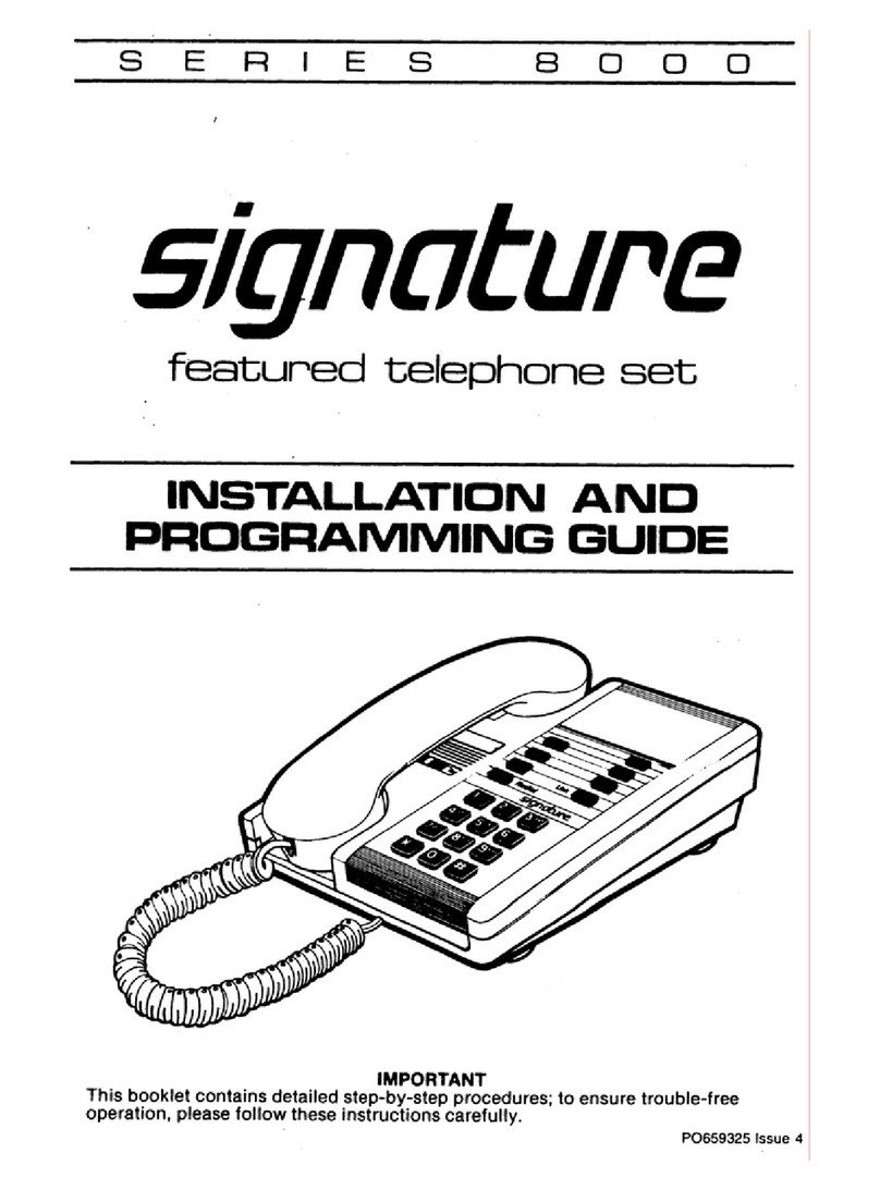 Signature Series 8000 Installation and programming guide
