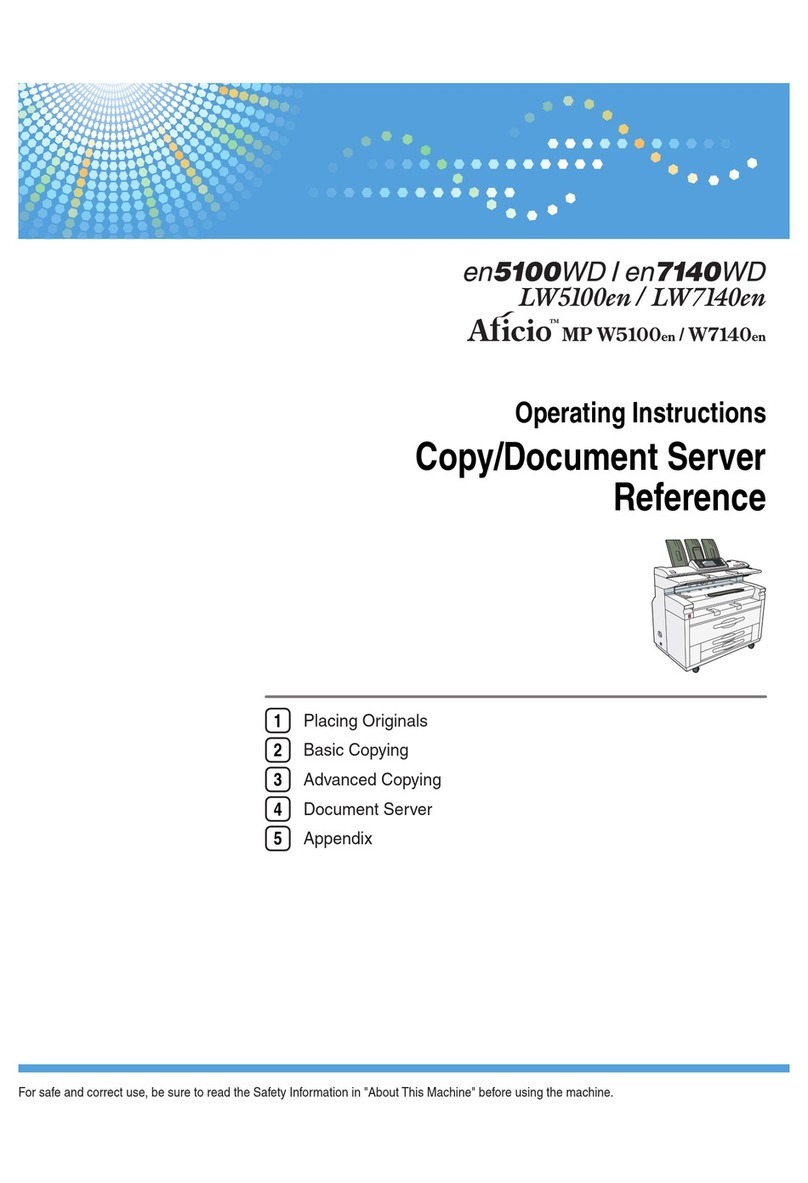 Ricoh Savin en5100WD User manual