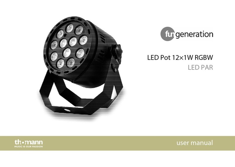 Fun Generation LED Pot 12x1W RGBW user manual