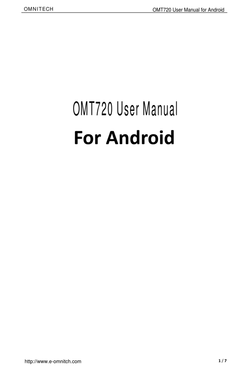 Omnitech OMT720 User manual