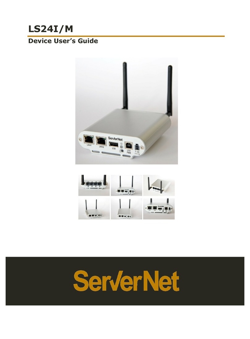 ServerNet LS24I User manual
