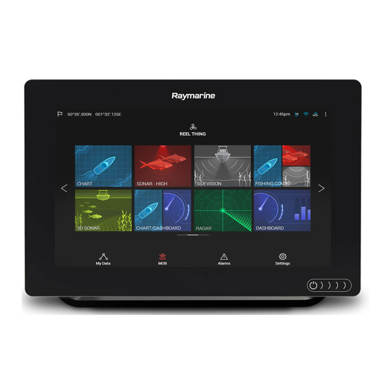 Raymarine AXIOM Advanced operation instructions