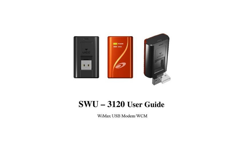 WiMAX SWU-3120 user guide