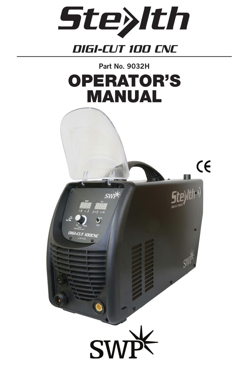 SWP Digi-Cut 100 CNC Operator's manual